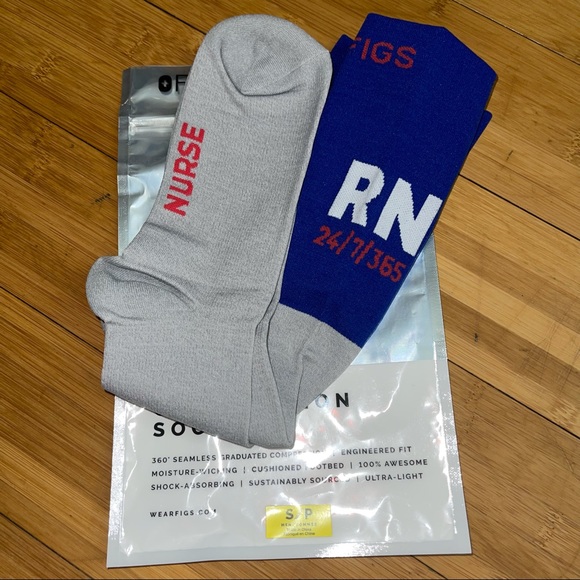 Figs Underwear & Socks Figs I Am A Nurse Compression Nurse Poshmark
